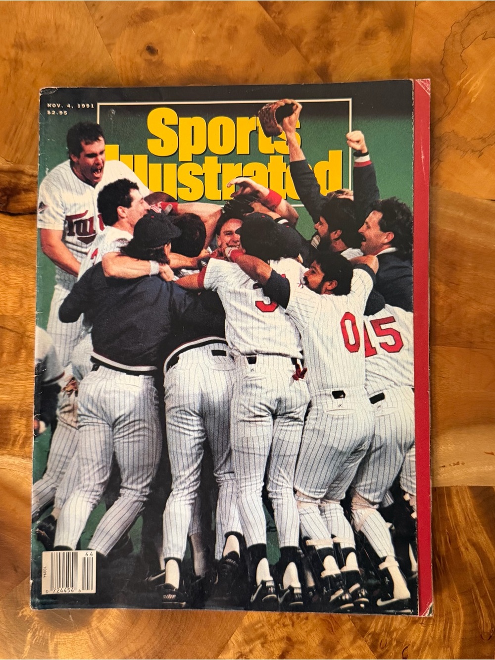 Minnesota Twins November 4 1991 Sports Illustrated No Label World Series Champs